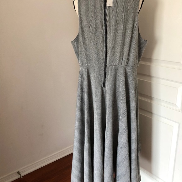 *SOLD* Lane Bryant Gray Black High Low Dress 20 - Picture 5 of 7